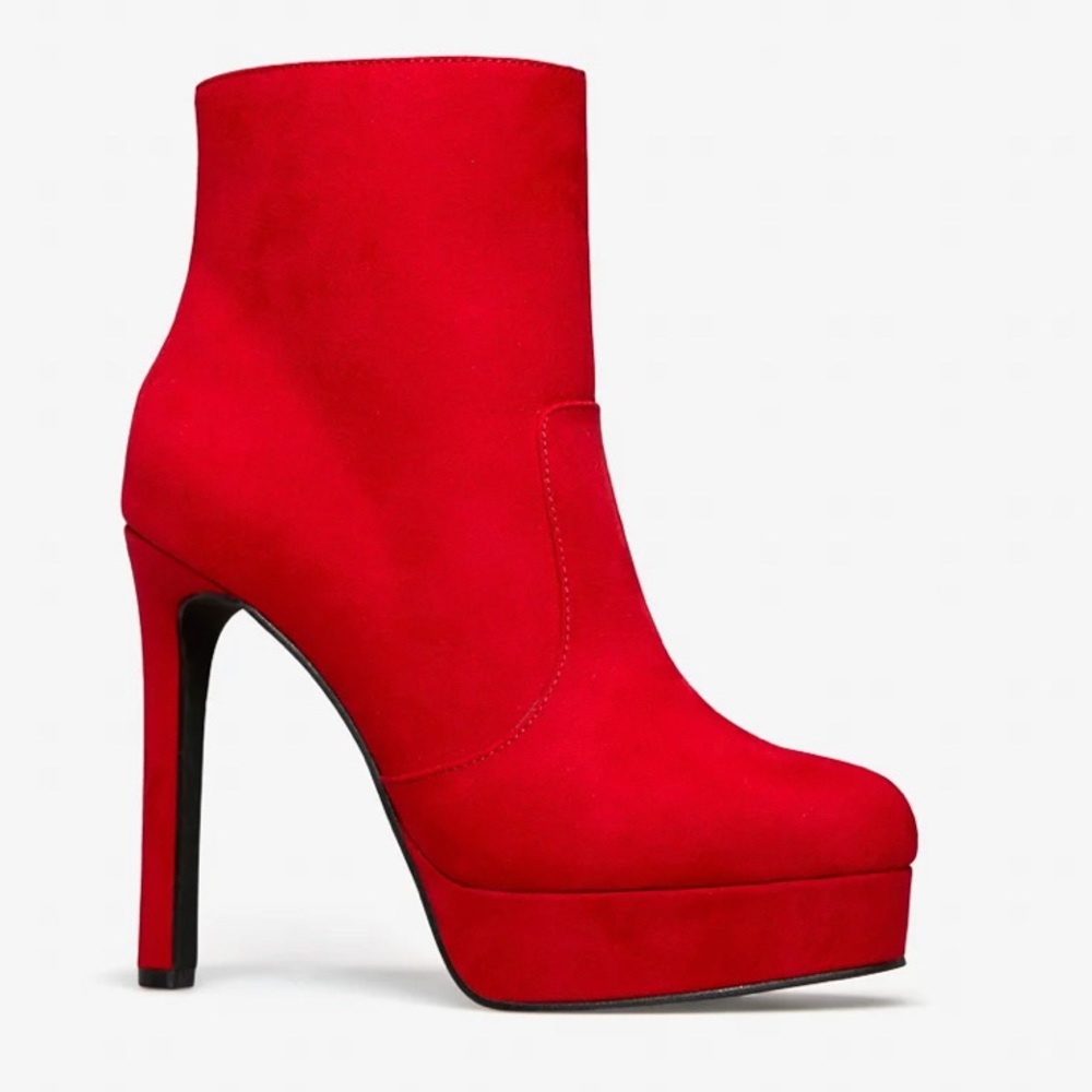 Platform Stiletto boots Red size 9